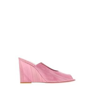 FENDI Wedge Mules Women PINK Boots